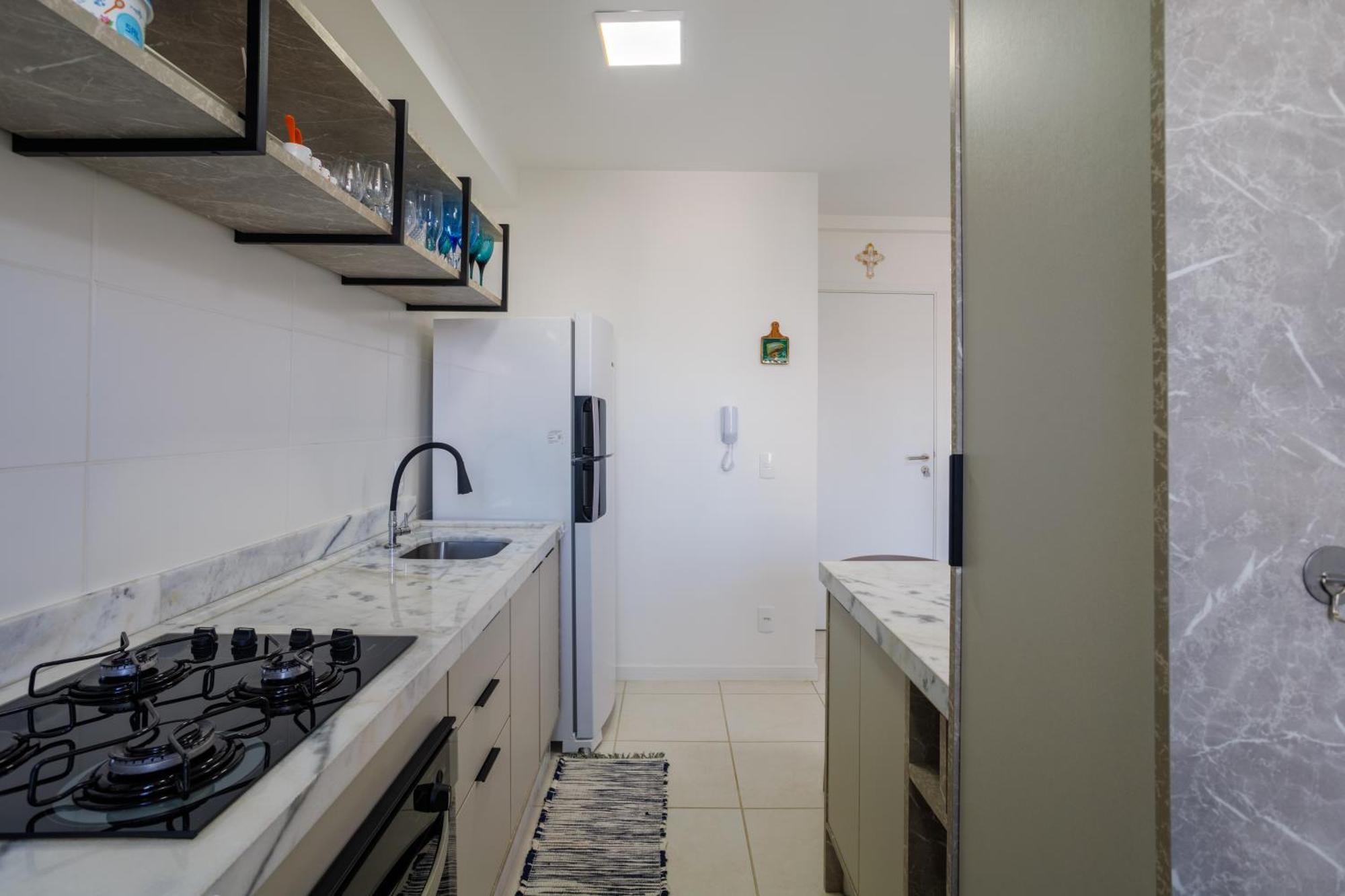 Apartmán Apartamento 150M Da Praia Com Sacada, Wi-Fi Ar Condicionado, Piscina, Portaria 24H, Playground E Vaga De Garagem Piçarras Pokoj fotografie