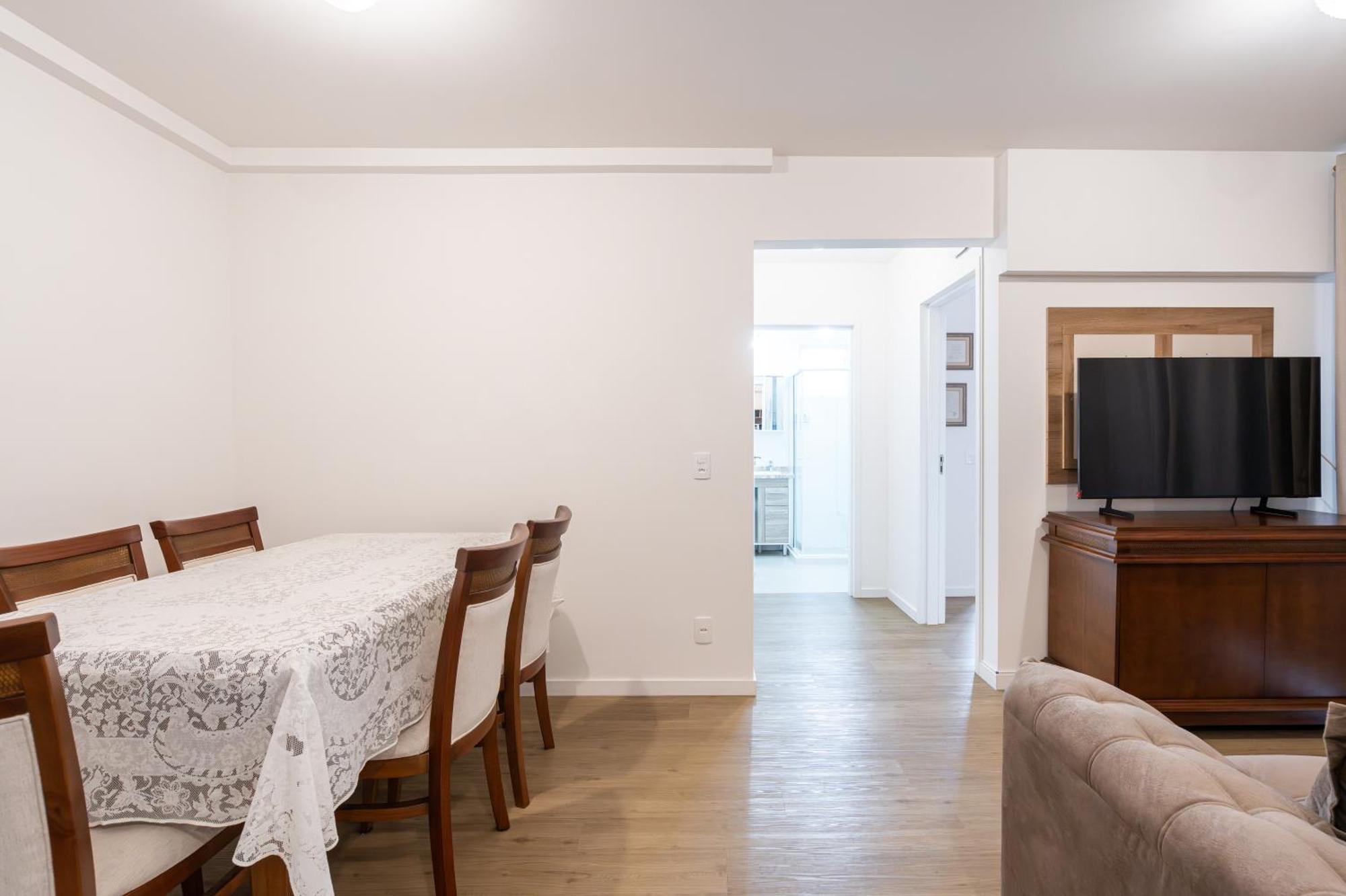 Apartmán Apartamento 150M Da Praia Com Sacada, Wi-Fi Ar Condicionado, Piscina, Portaria 24H, Playground E Vaga De Garagem Piçarras Pokoj fotografie